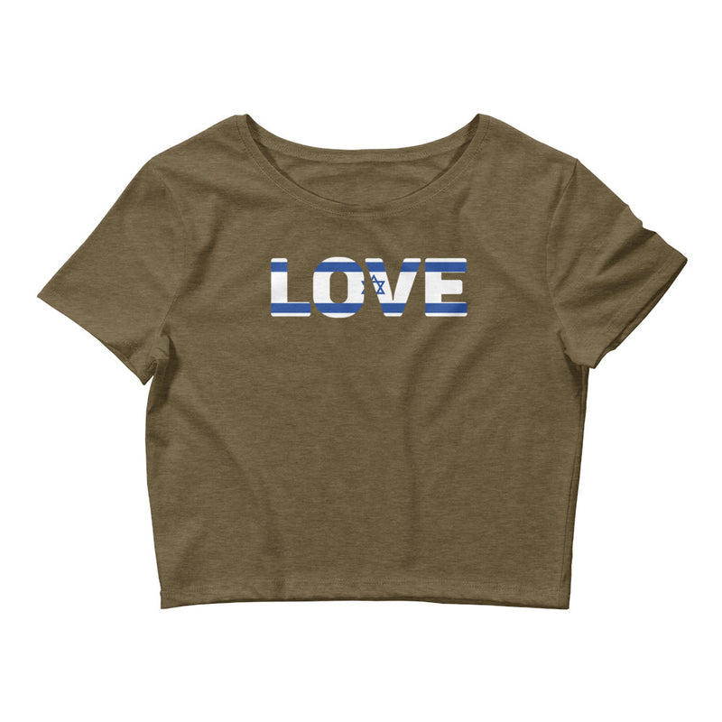 Women’s Love Crop Top Israel