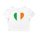 Women’s Big Heart Crop Top Ireland