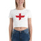 Women’s Big Heart Crop Top England