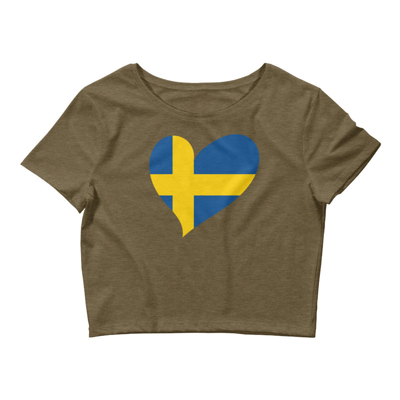 Women’s Big Heart Crop Top Sweden