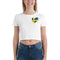 Women’s Flag Heart Crop Top Sweden