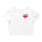 Women’s Flag Heart Crop Top United Kingdom