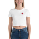 Women’s Flag Heart Crop Top Japan