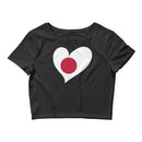 Women’s Big Heart Crop Top Japan