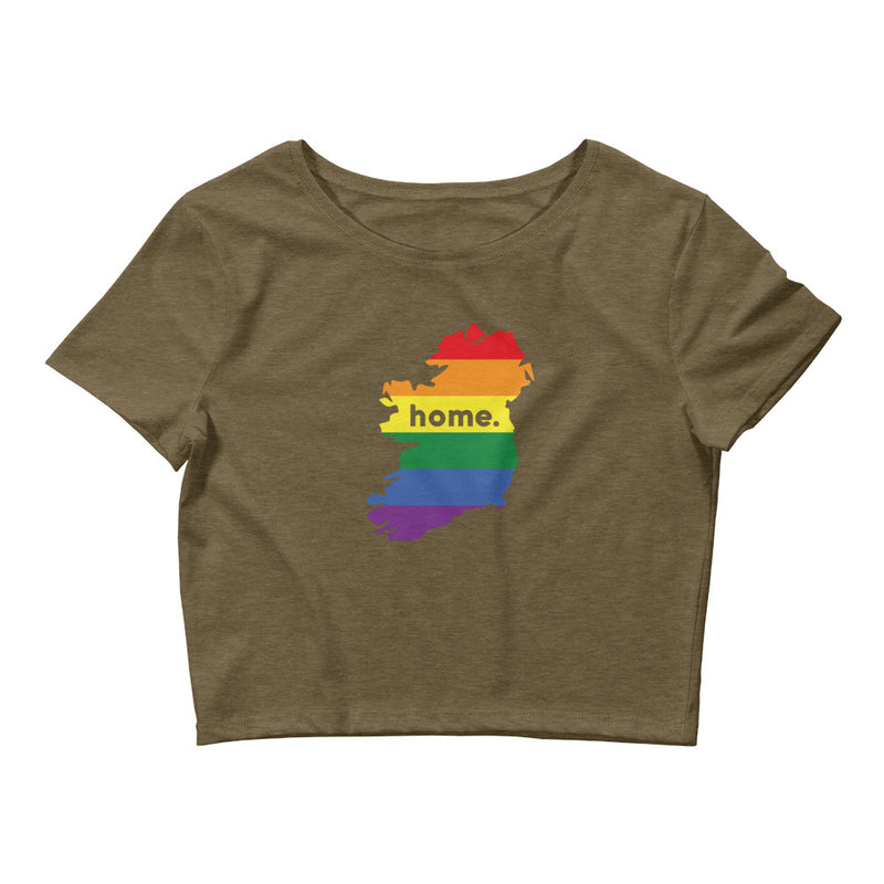 Women’s Flag Map Home Pride Crop Top Ireland