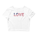 Women’s Love Crop Top USA