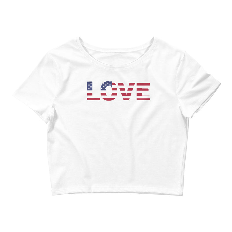 Women’s Love Crop Top USA