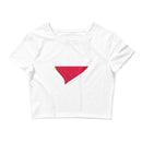 Women’s Big Heart Crop Top Poland