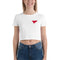 Women’s Flag Heart Crop Top Poland