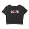 Women’s Love Crop Top Japan