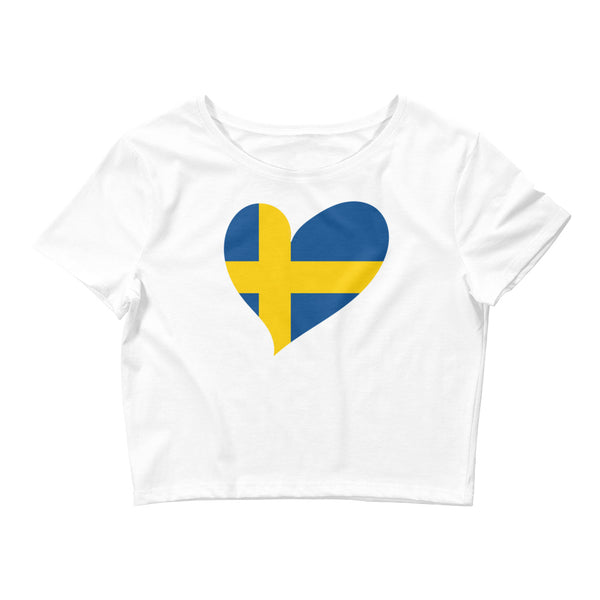Women’s Big Heart Crop Top Sweden