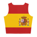 Women's All-Over Crop Top Spain