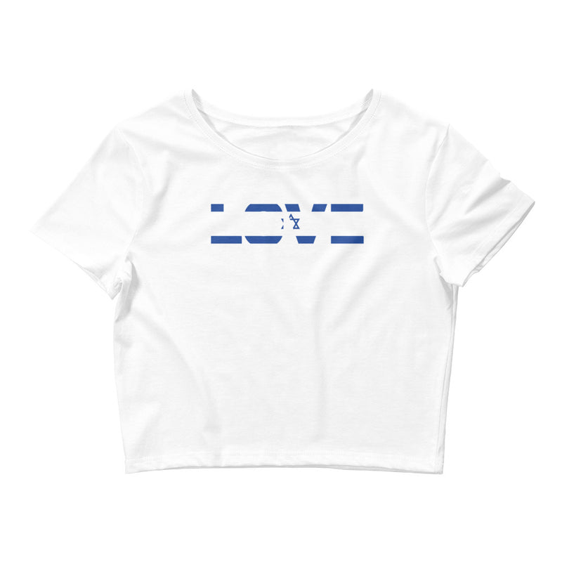 Women’s Love Crop Top Israel