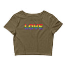 Women’s Love Crop Top Pride