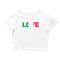 Women’s Love Crop Top Italy