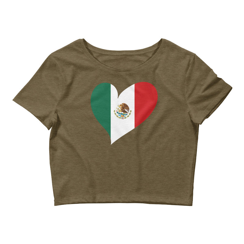 Women’s Big Heart Crop Top Mexico