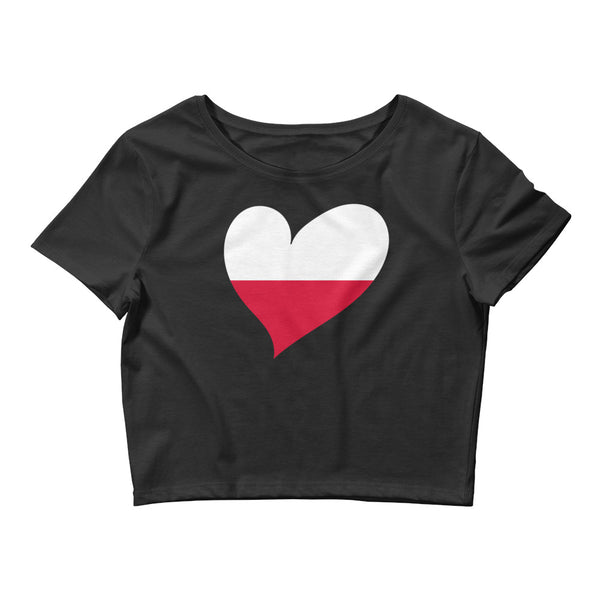 Women’s Big Heart Crop Top Poland