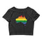 Women’s Flag Map Pride Crop Top Australia