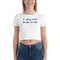 Women’s Love Crop Top Israel