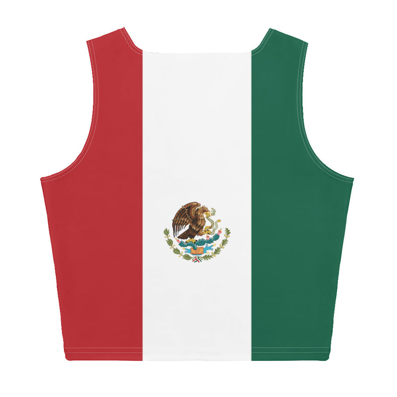 Women's All-Over Crop Top Mexico