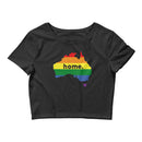 Women’s Flag Map Home Pride Crop Top Australia