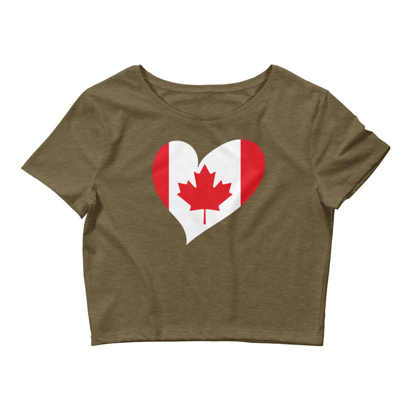 Women’s Big Heart Crop Top Canada