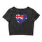 Women’s Big Heart Crop Top Australia