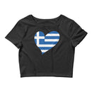 Women’s Big Heart Crop Top Greece