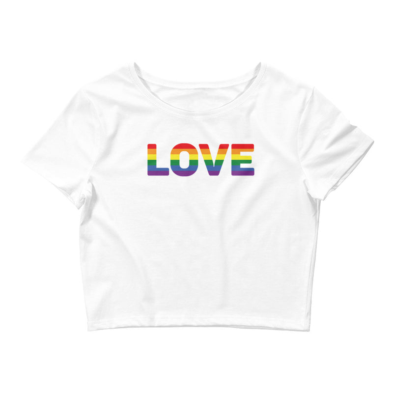 Women’s Love Crop Top Pride