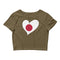 Women’s Big Heart Crop Top Japan