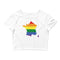 Women’s Flag Map Pride Crop Top France