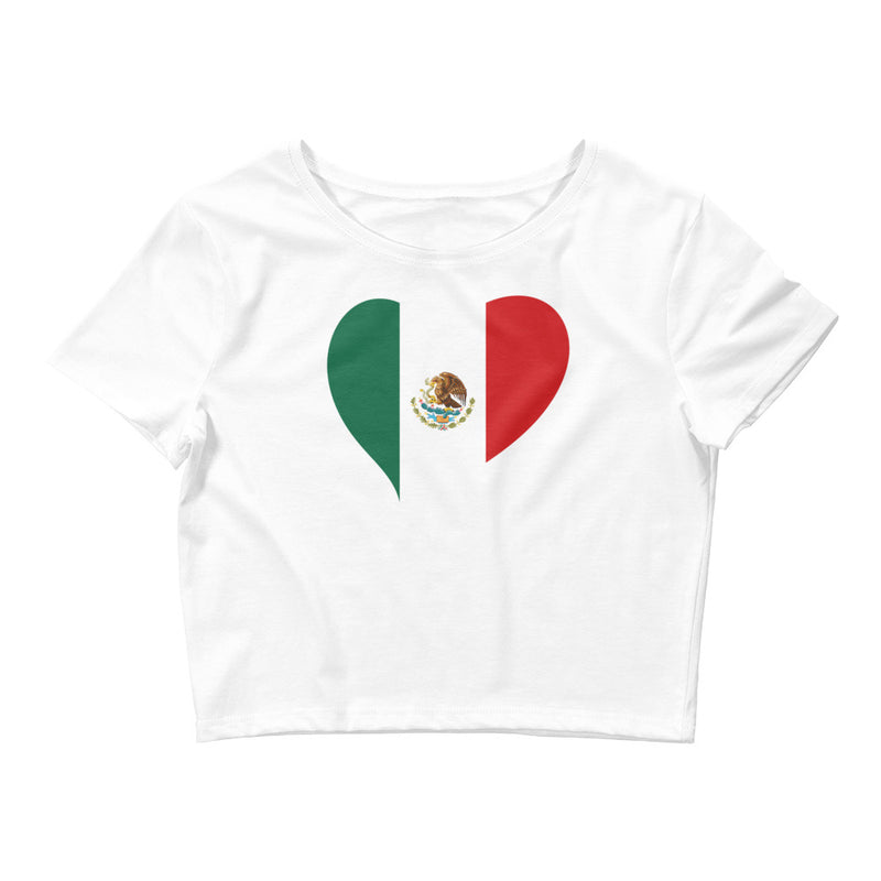 Women’s Big Heart Crop Top Mexico